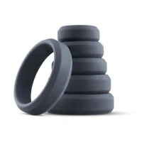 Набір ерекційних кілець Boners 6-Piece Cock Ring Set, діаметр від 2,6 до 5,7 см, силікон — Переглянути зображення 1