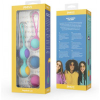 Набор вагинальных шариков PMV20: Vita – Kegel Ball Set, масса 40, 50, 60 г, два держателя