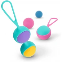 Набір вагінальних кульок PMV20: Vita – Kegel Ball Set, маса 40, 50, 60 г, два тримачі — Просмотреть изображение 3