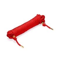 Мотузка для шибарі Liebe Seele Shibari 10M Rope Red, комбінований склад — Переглянути зображення 1
