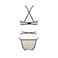 Комплект білизни Passion CHIKA SET, L/XL, cream, топ, трусики — Просмотреть изображение 4