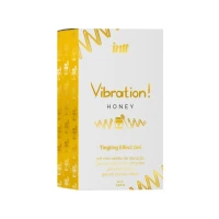 Рідкий вібратор Intt Vibration Honey (15 мл), густий гель, дуже смачний, діє до 30 хвилин — Переглянути зображення 3