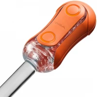 Мастурбатор Tenga Flip Orb — Sunset Orange, з можливістю зміни тиску та стимулювальними кульками всередині — Просмотреть изображение 10