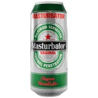 Мастурбатор-вагіна Alive Heineken Vagina II у вигляді банки пива, реалістичний — Переглянути зображення 1