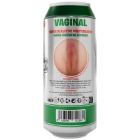 Мастурбатор-вагіна Alive Heineken Vagina II у вигляді банки пива, реалістичний — Переглянути зображення 7