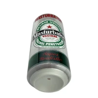 Мастурбатор-вагіна Alive Heineken Vagina II у вигляді банки пива, реалістичний — Переглянути зображення 5