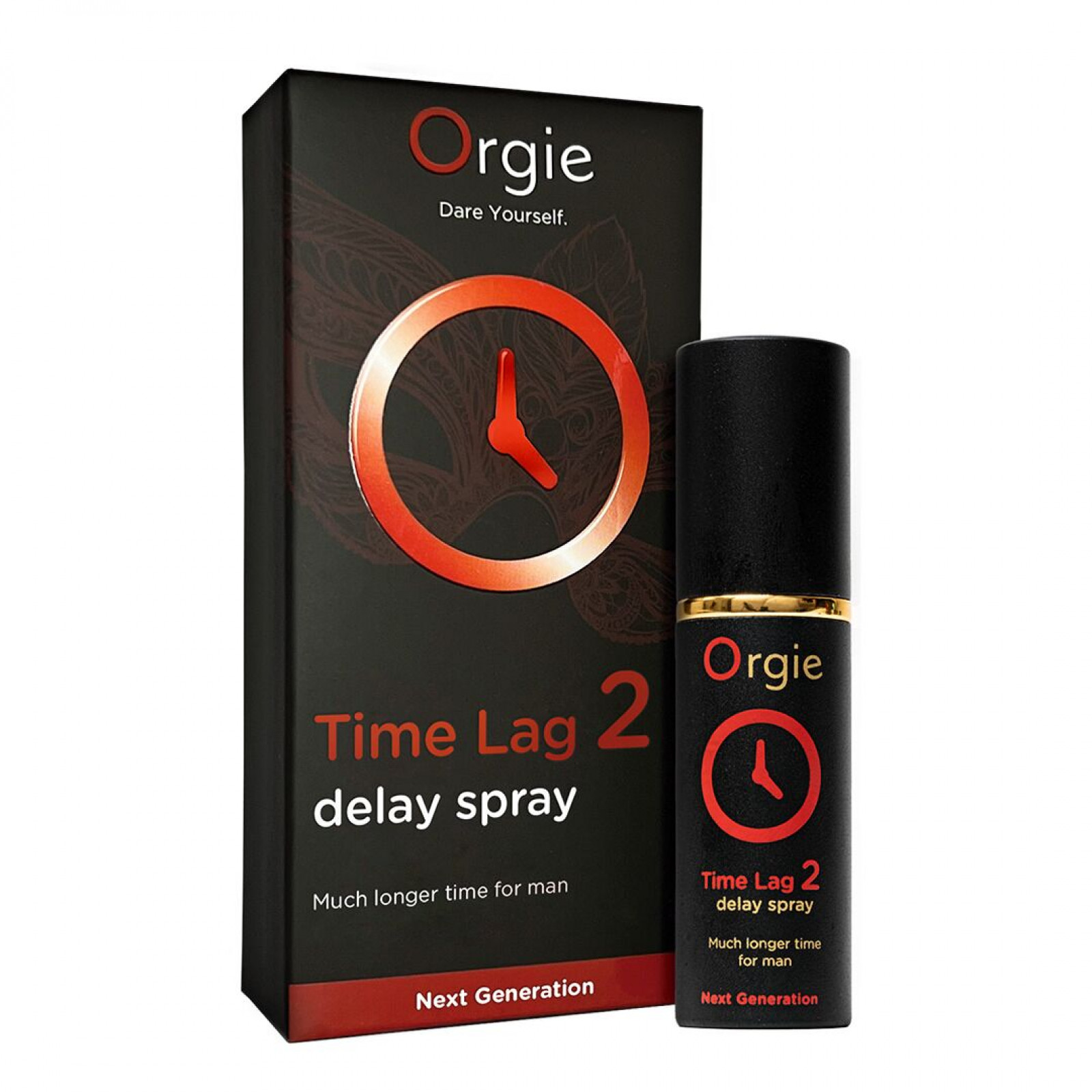 Спрей-пролонгатор Orgie Time Lag 2 Delay Spray, 10 мл, без анестетиков, с экстрактом дамианы