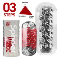 Мастурбатор Tenga Spinner DX 03 Steps, з пружною стимулювальною спіраллю всередині, потужний вплив — Переглянути зображення 2