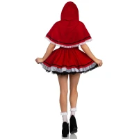 Костюм Червоної Шапочки Leg Avenue Flirty Miss Red Top and Skirt XS — Переглянути зображення 6