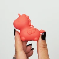 Вібратор-мінієдиноріжка Unihorn Mini – Peachy Pony, брелок з вібрацією, 10 режимів — Просмотреть изображение 7