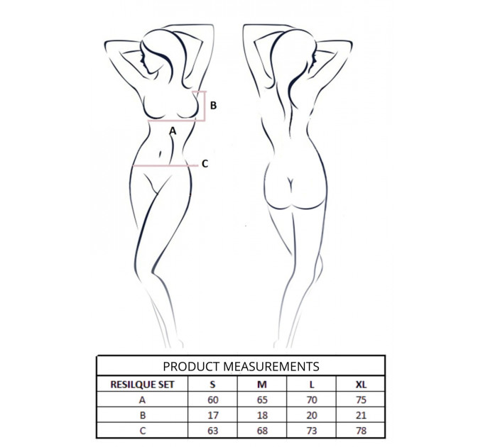 Комплект Passion RESILQUE SET tomato XL