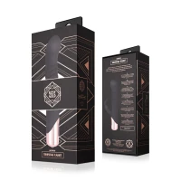 Вібратор-кролик Rosy Gold - Rabbit Vibrator with thrusting function - Black — Переглянути зображення 14