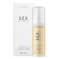 Піна для інтимної гігієни Bijoux Indiscrets Sex Au Naturel Prebiotic Intimate Wash Gentle Foam 150мл — Переглянути зображення 2