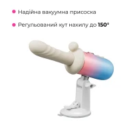 Смарт-міні секс-машина Lovense Spinel імітація фрикцій, підігрів, 3 насадки, на присосці — Переглянути зображення 12