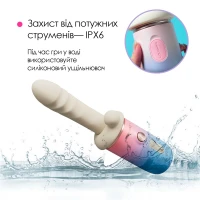 Смарт-міні секс-машина Lovense Spinel імітація фрикцій, підігрів, 3 насадки, на присосці — Переглянути зображення 18