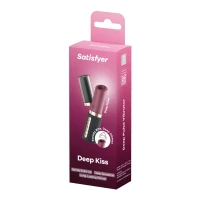Вакуумний стимулятор Satisfyer Deep Kiss, магнітна технологія 3D Air Pulse, 30 режимів, кришечка — Переглянути зображення 8