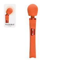 Вібромасажер Fun Factory VIM Vibrating Wand Orange, суперпотужний та легкий, до 6 годин роботи — Переглянути зображення 2