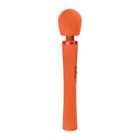 Вибромассажер Fun Factory VIM Vibrating Wand Orange, супермощный и легкий, до 6 часов работы