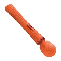 Вібромасажер Fun Factory VIM Vibrating Wand Orange, суперпотужний та легкий, до 6 годин роботи — Переглянути зображення 3
