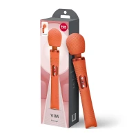 Вібромасажер Fun Factory VIM Vibrating Wand Orange, суперпотужний та легкий, до 6 годин роботи — Переглянути зображення 8