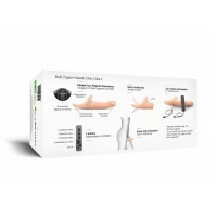 Вибронасадка для страпона с вакуумной стимуляцией Strap-On-Me Multi Orgasm Realistic Dildo L Vanilla — Просмотреть изображение 8