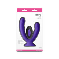 Двойной дилдо с вибрацией NS Novelties INYA - Duet - Purple — Просмотреть изображение 4