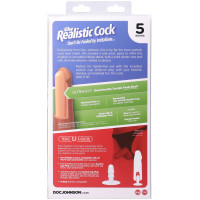Фаллоимитатор Doc Johnson The Realistic Cock ULTRASKYN - 5 Inch Vanilla — Просмотреть изображение 11