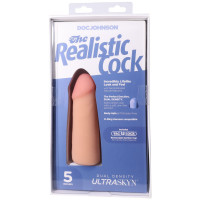 Фаллоимитатор Doc Johnson The Realistic Cock ULTRASKYN - 5 Inch Vanilla — Просмотреть изображение 9