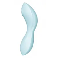 Вакуумний смарт-стимулятор із вібрацією Satisfyer Curvy Trinity 5 (Blue)  (м'яте паковання!!!) — Переглянути зображення 5