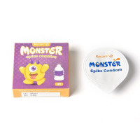 Насадка на член Recare Yellow Monster Spike Condom (мятая упаковка!!!) — Просмотреть изображение 5