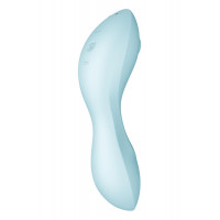 Вакуумний смарт-стимулятор із вібрацією Satisfyer Curvy Trinity 5 (Blue)  (м'яте паковання!!!) — Переглянути зображення 6