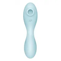 Вакуумний смарт-стимулятор із вібрацією Satisfyer Curvy Trinity 5 (Blue)  (м'яте паковання!!!) — Переглянути зображення 3