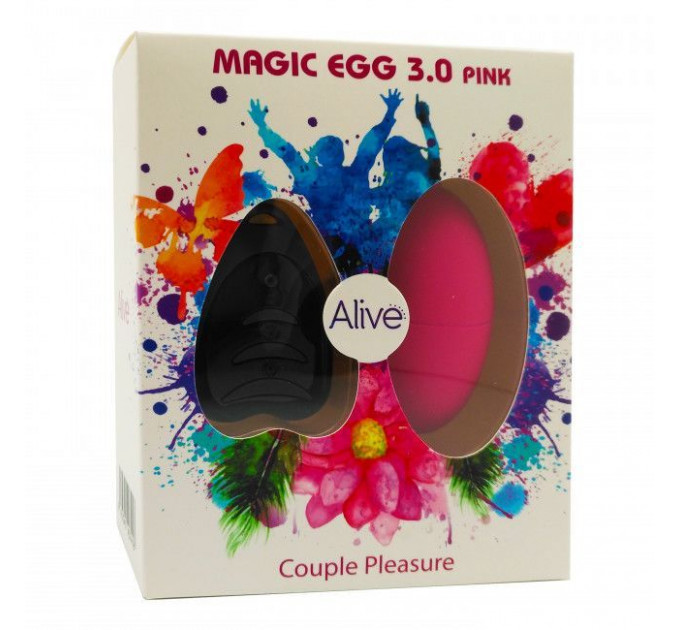Виброяйцо Alive Magic Egg 3.0 с дистанционным управлением розовое