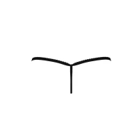 Трусики мереживні Passion Exclusive ATHENA THONG XXL/XXXL, black — Переглянути зображення 4