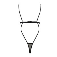 Боди монокини с открытой грудью Passion DIABOLINA BODY XXL/XXXL, black