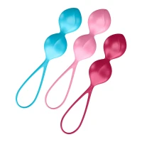 Вагінальні кульки Satisfyer V Balls (3 пари), діаметр 3,4 см, маса 79-114-150г, монолітні — Переглянути зображення 1