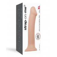 Насадка для страпона Strap-On-Me Dual Density Dildo Flesh XL, диаметр 4,5см, двухслойная, гибкая Насадка для страпона Strap-On-Me Dual Density Dildo Flesh XL, диаметр 4,5см, двухслойная, гибкая