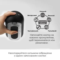 Вібромастурбатор Tenga Flip Zero Electronic Vibration Black, змінна інтенсивність, розкладний — Переглянути зображення 4