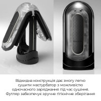 Вибромастурбатор Tenga Flip Zero Electronic Vibration Black, изменяемая интенсивность, раскладной Вибромастурбатор Tenga Flip Zero Electronic Vibration Black, изменяемая интенсивность, раскладной