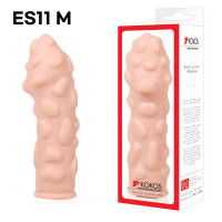 Насадка на член Kokos Extreme Sleeve ES.11 размер M, утолщающая, стимулирующий рельеф
