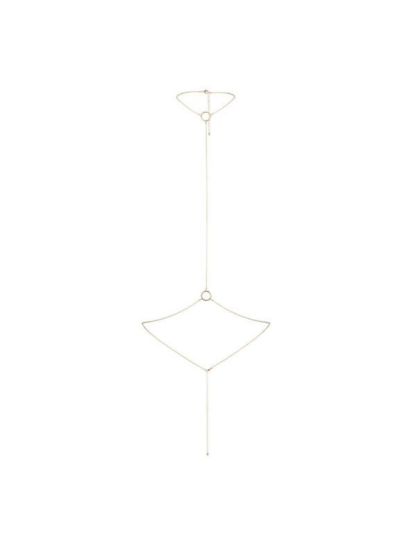 Ланцюжок на шию і пояс Bijoux Indiscrets Magnifique I Body Chain - Gold, прикраса на тіло