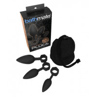 Набор анальных пробок Bathmate Anal Training Plugs, диаметр 2,5см - 3,1см - 3,8см
