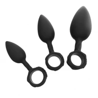 Набір анальних пробок Bathmate Anal Training Plugs, діаметр 2,5 см - 3,1см - 3,8см — Переглянути зображення 1