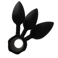 Набір анальних пробок Bathmate Anal Training Plugs, діаметр 2,5 см - 3,1см - 3,8см — Переглянути зображення 2