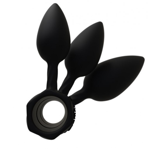 Набір анальних пробок Bathmate Anal Training Plugs, діаметр 2,5 см - 3,1см - 3,8см