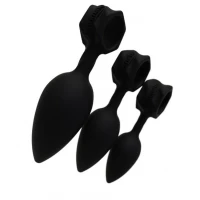 Набір анальних пробок Bathmate Anal Training Plugs, діаметр 2,5 см - 3,1см - 3,8см — Переглянути зображення 7
