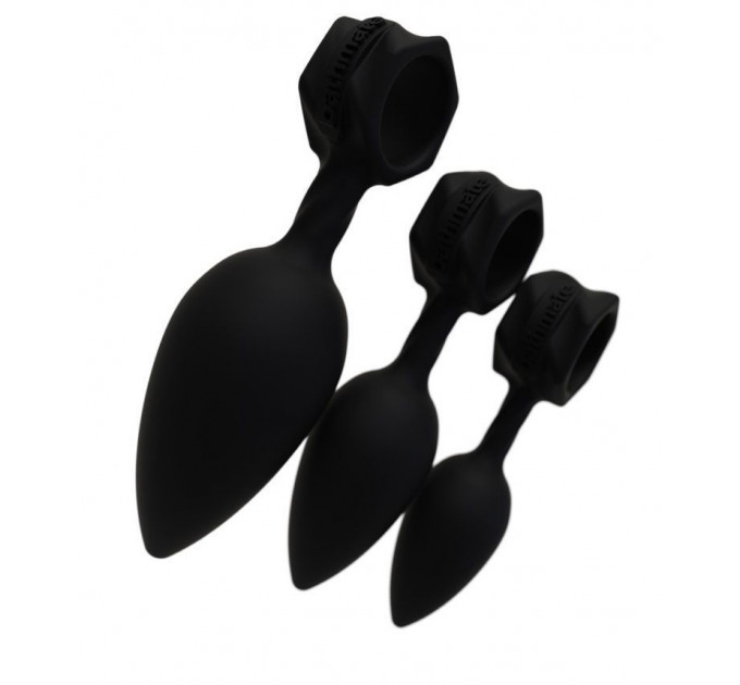 Набір анальних пробок Bathmate Anal Training Plugs, діаметр 2,5 см - 3,1см - 3,8см