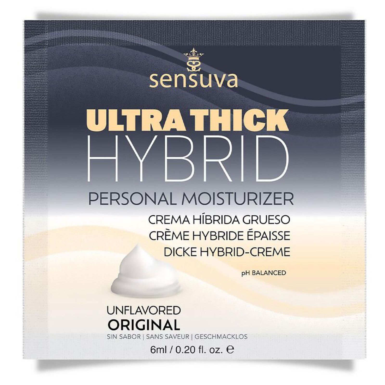 Пробник густой смазки Sensuva - Ultra-Thick Hybrid Formula (6 мл)