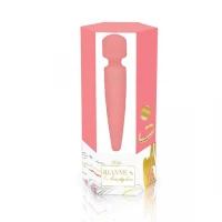 Вібромасажер Rianne S: Bella Mini Wand Coral, 10 режимів роботи, медичний силікон, подарункове паков — Переглянути зображення 5
