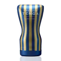 Мастурбатор Tenga Premium Soft Case Cup (м’яка подушечка), стискається — Переглянути зображення 1
